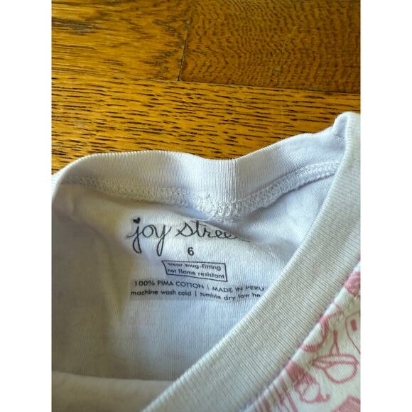 Joy Street Girls' Cape Cod Long John Pajamas Size 5-6 - Picture 4 of 5